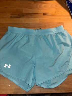 Under Armour Women's Teal Athletic Running Shorts